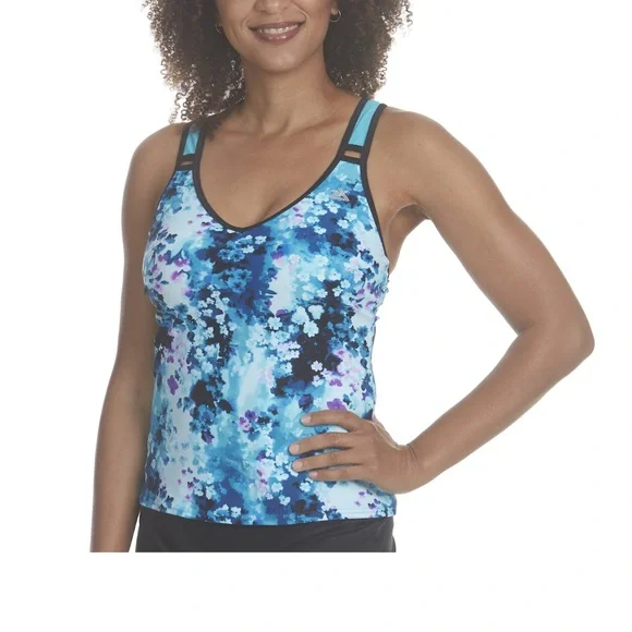 Other Zeroxposur Racerback Upf Action Tankini Top For Women - Main Image